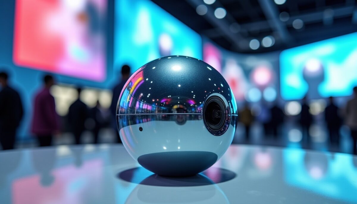 CES 2025 : Samsung présente sa balle robotique innovante intégrant un projecteur, prête à prendre vie et à rouler