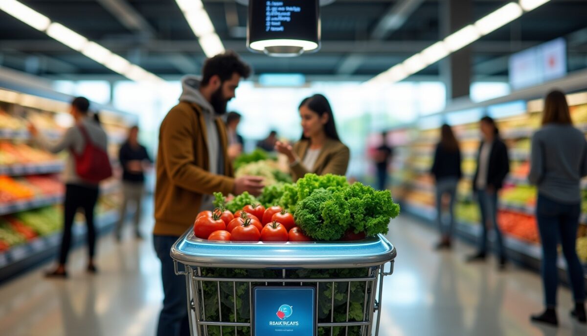 Chariots intelligents : la révolution high-tech qui transforme votre expérience en supermarché !